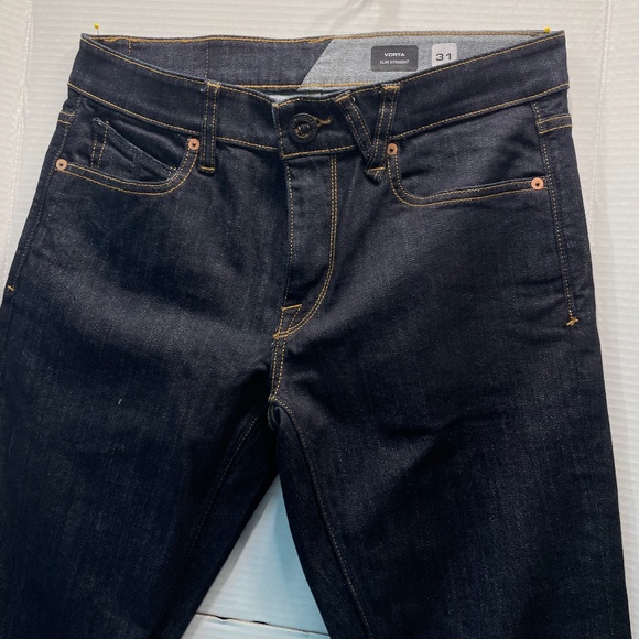 Dark Blue VLCM , Vorta Slim Straight Stretch Jean. - Picture 1 of 9